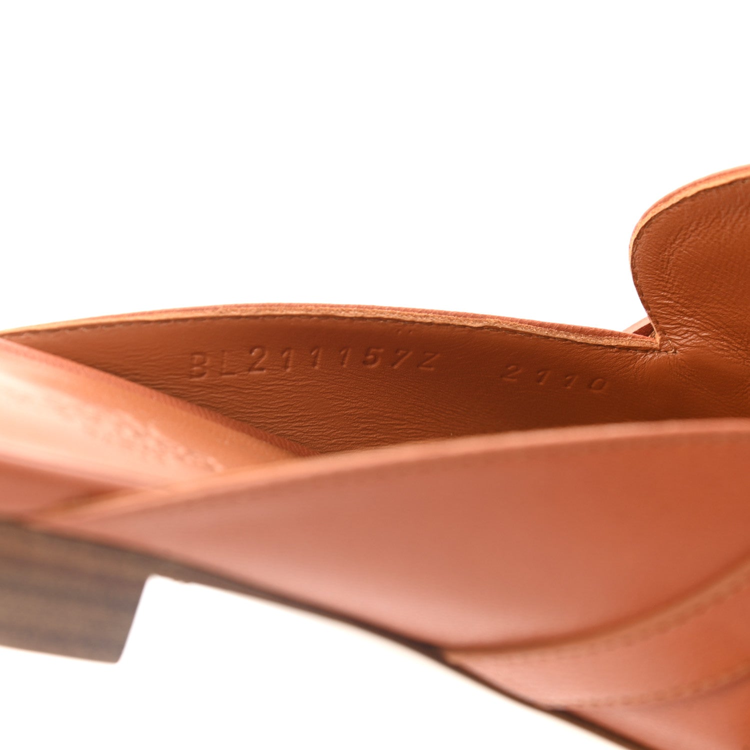 Hermes Goatskin Oz Mules 38 Marron Glaise 8 of 12