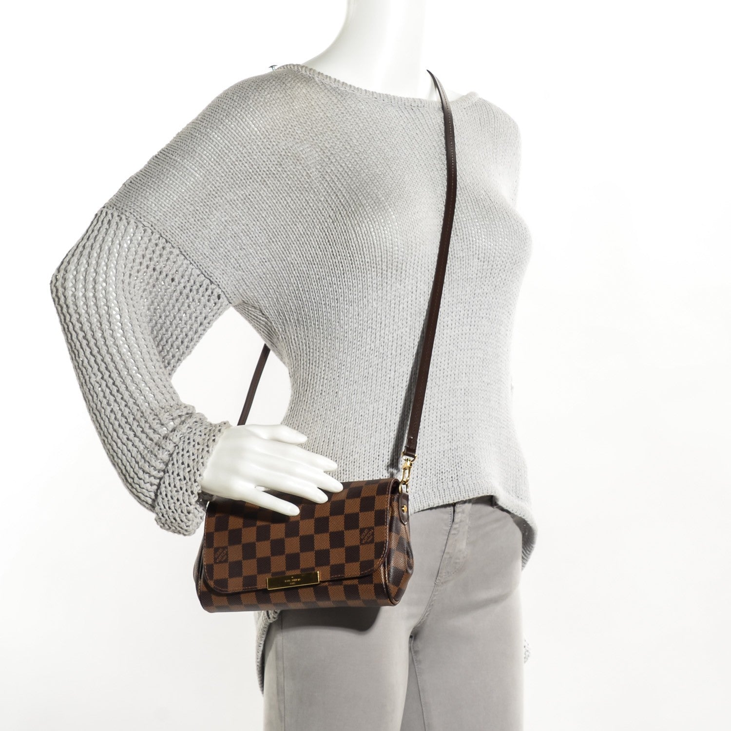 Louis Vuitton Damier Ebene Favorite PM 2 of 6