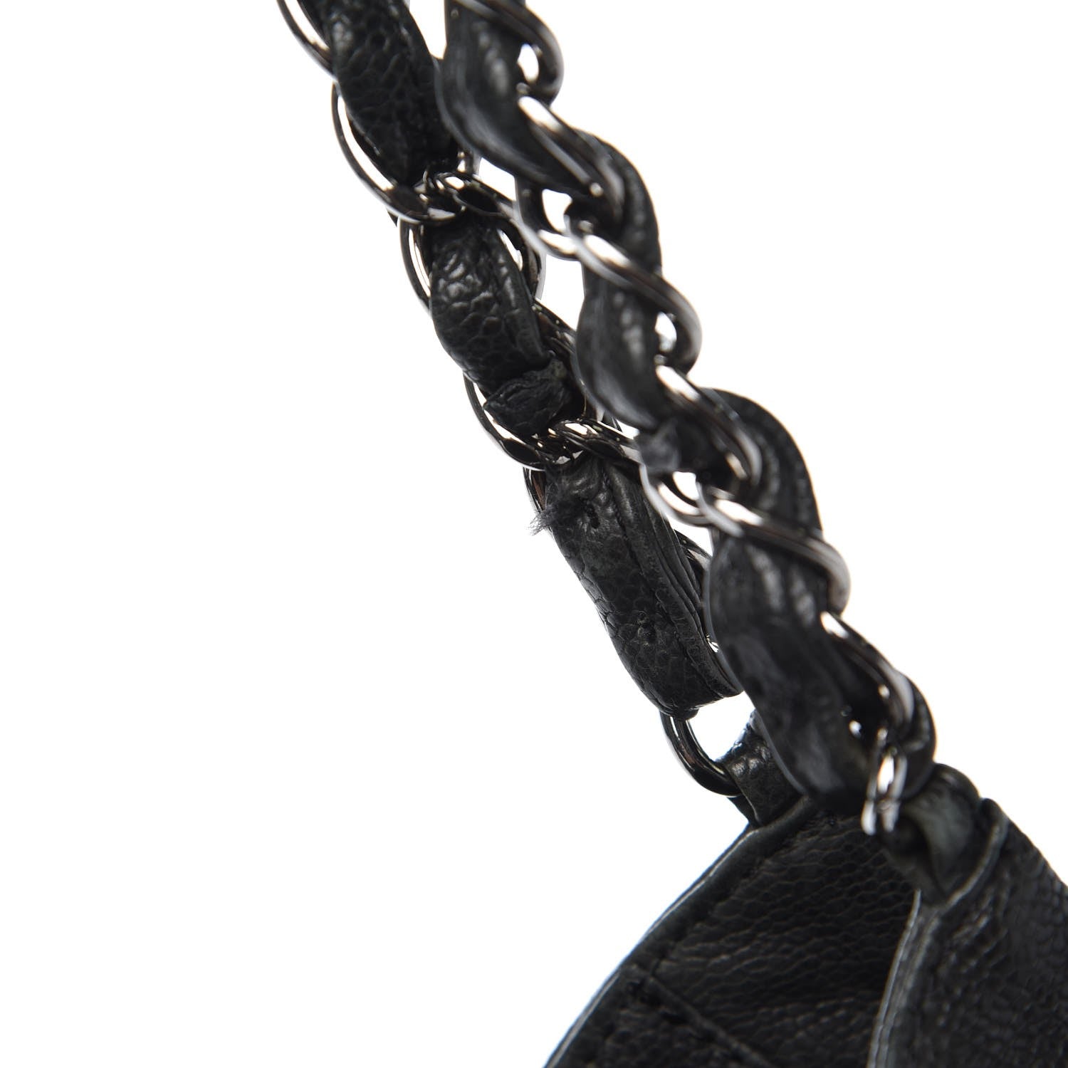 Chanel Distressed Caviar XL Coco Cabas Black 10 of 10