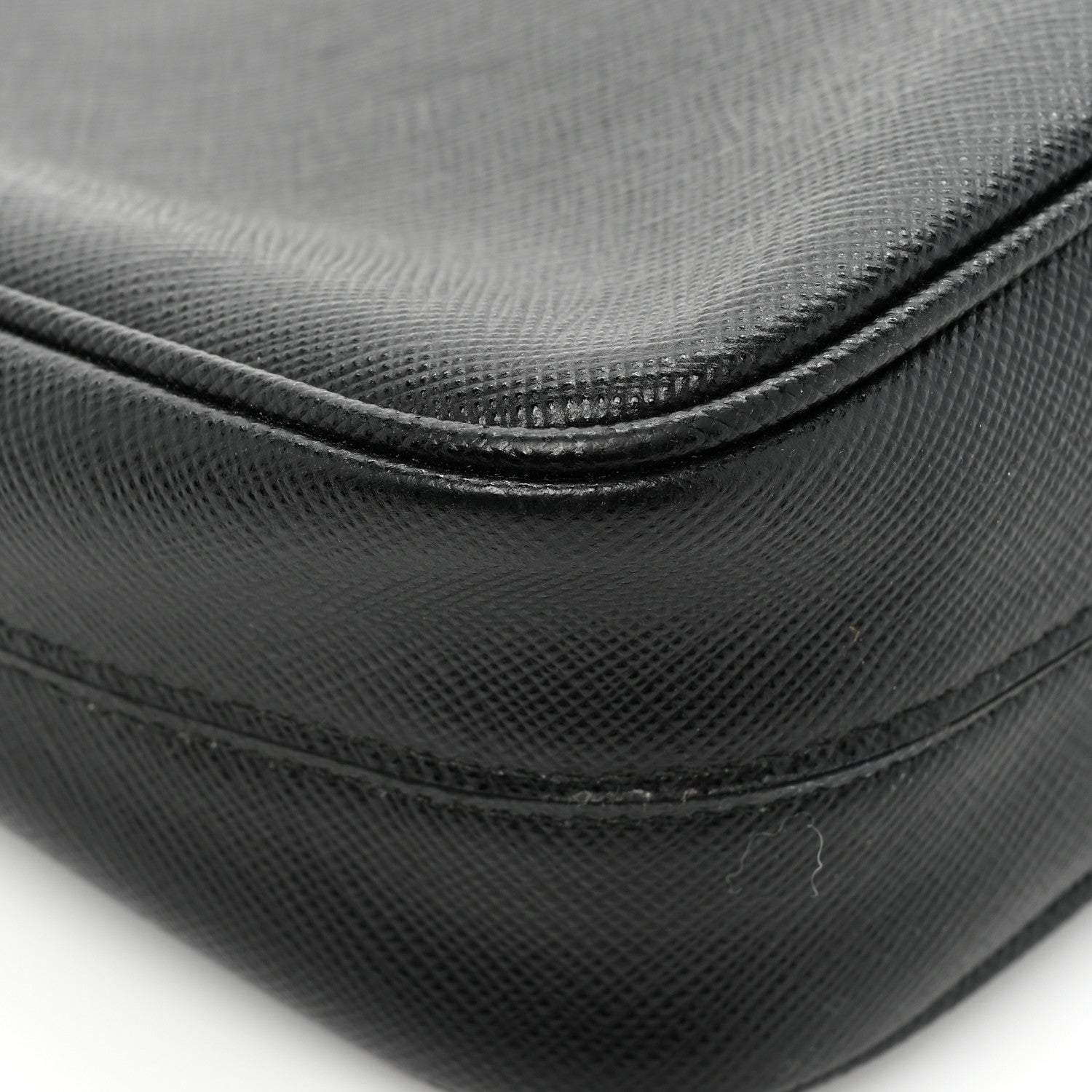 Prada Saffiano Lux Re-Edition 2005 Shoulder Bag Black 13 of 14