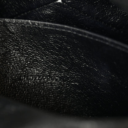 Saint Laurent Grained Lambskin Cassandre Envelope Pouch Black 7 of 8