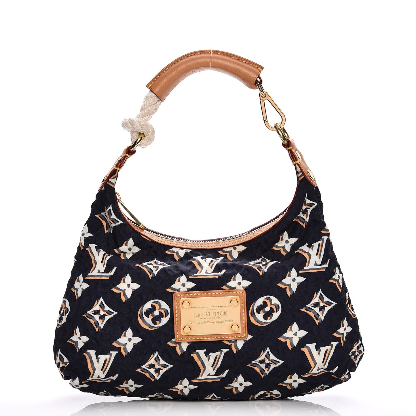 Canvas Monogram Cruise Bulles PM Navy