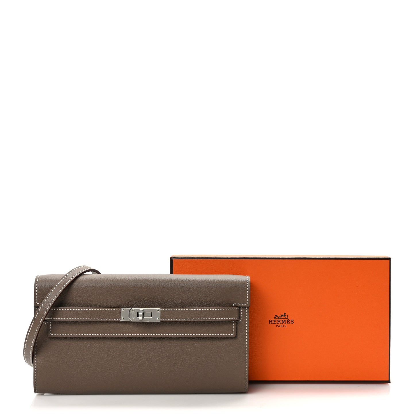 Evercolor Kelly Wallet To Go Etoupe