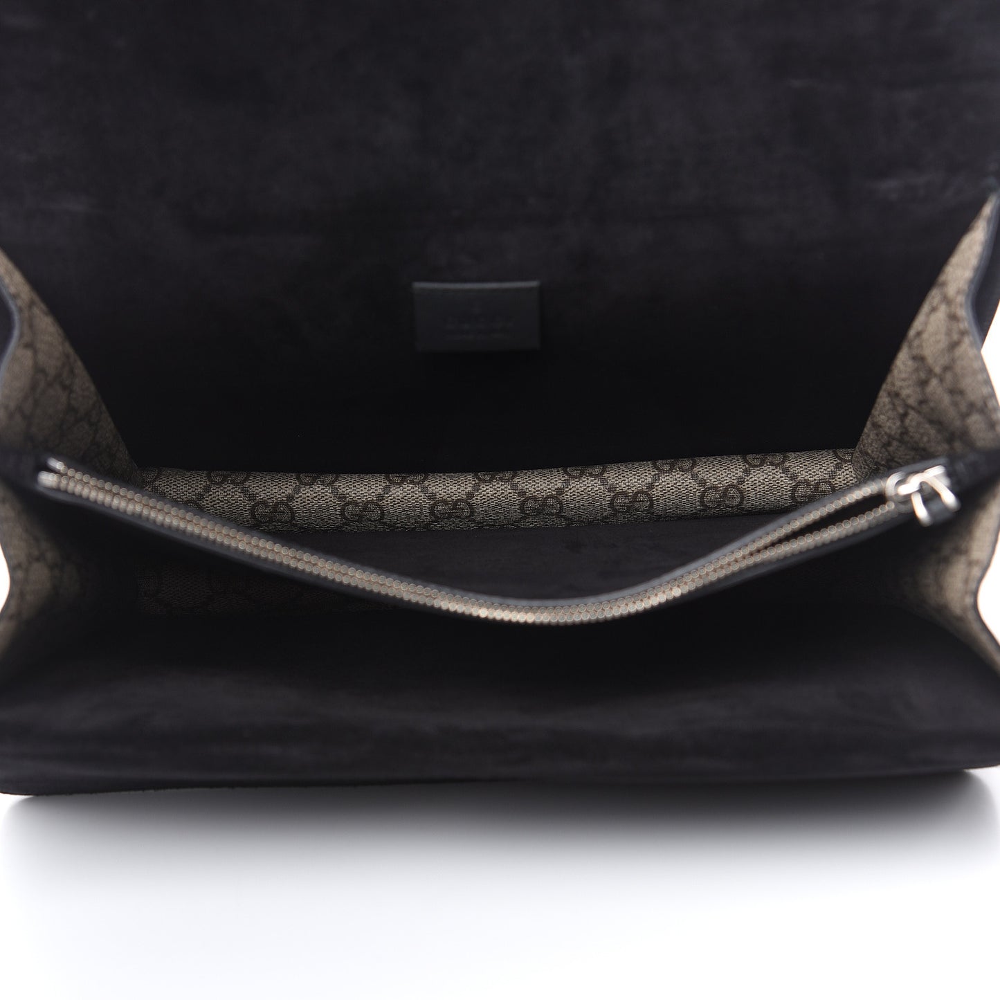GG Supreme Monogram Medium Dionysus Shoulder Bag Black