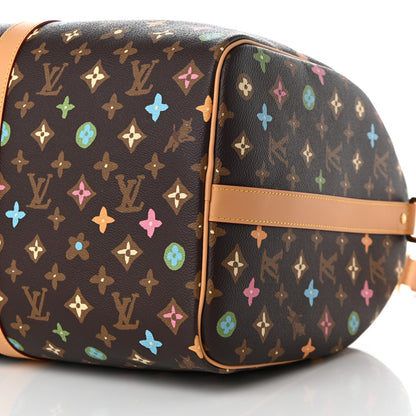 Louis Vuitton Monogram Craggy Keepall Bandouliere 50 Chocolate 8 of 8