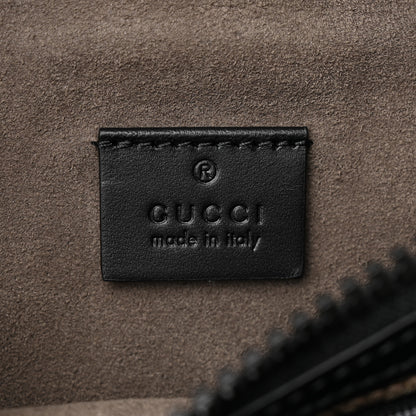 Gucci GG Supreme Monogram Belt Bag Black 6 of 14