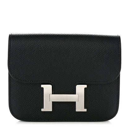 Hermes Epsom Constance Slim Wallet Black 1 of 13