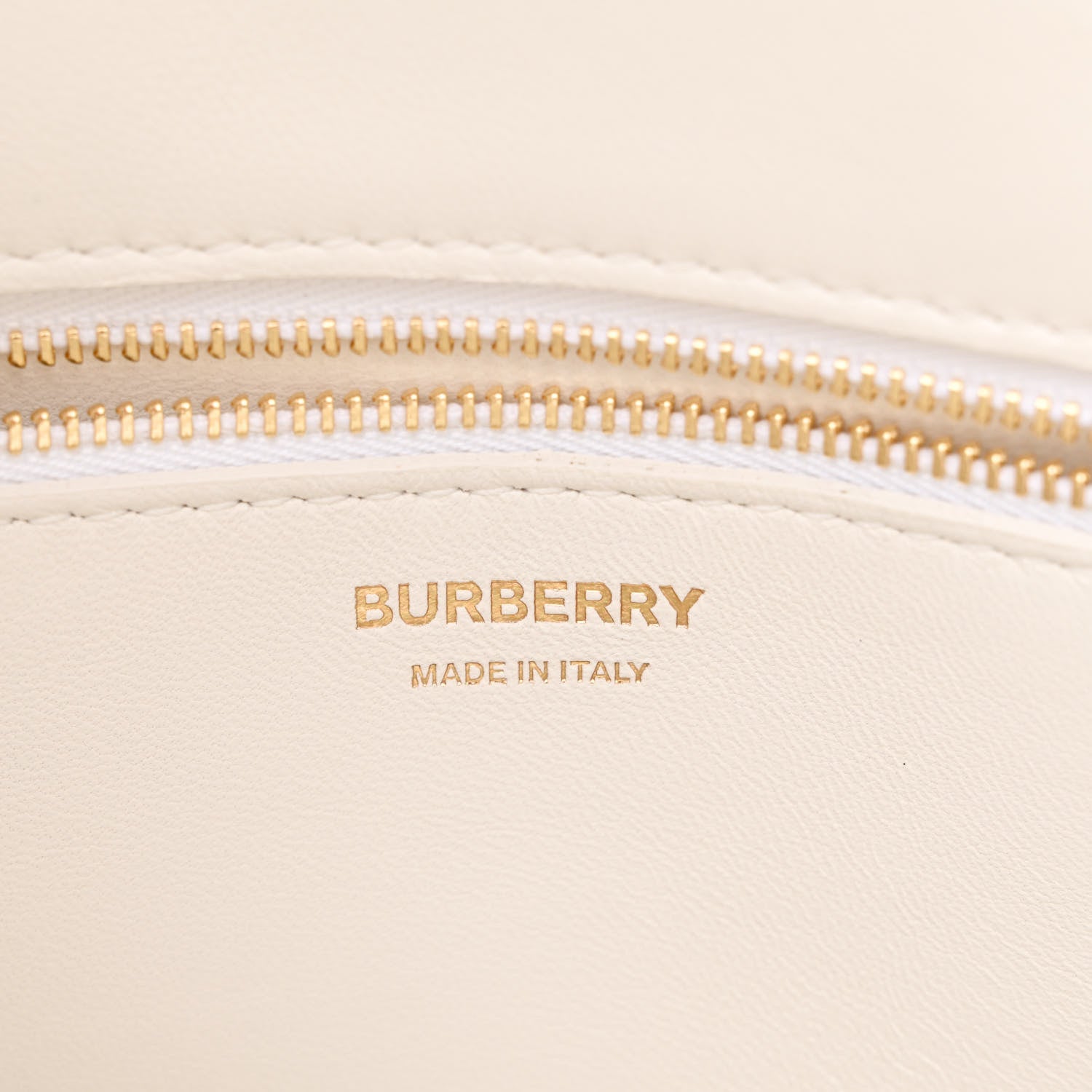 Burberry Calfskin Mini Frances Tote Optic White 6 of 10