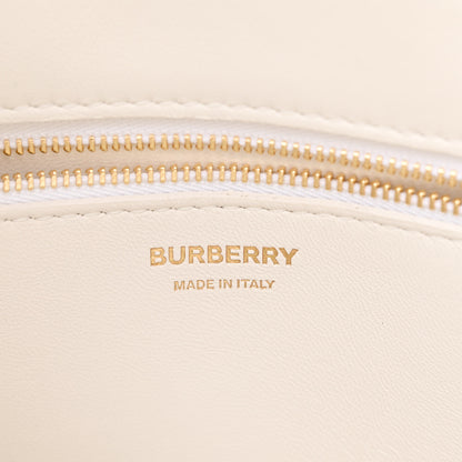 Burberry Calfskin Mini Frances Tote Optic White 6 of 10