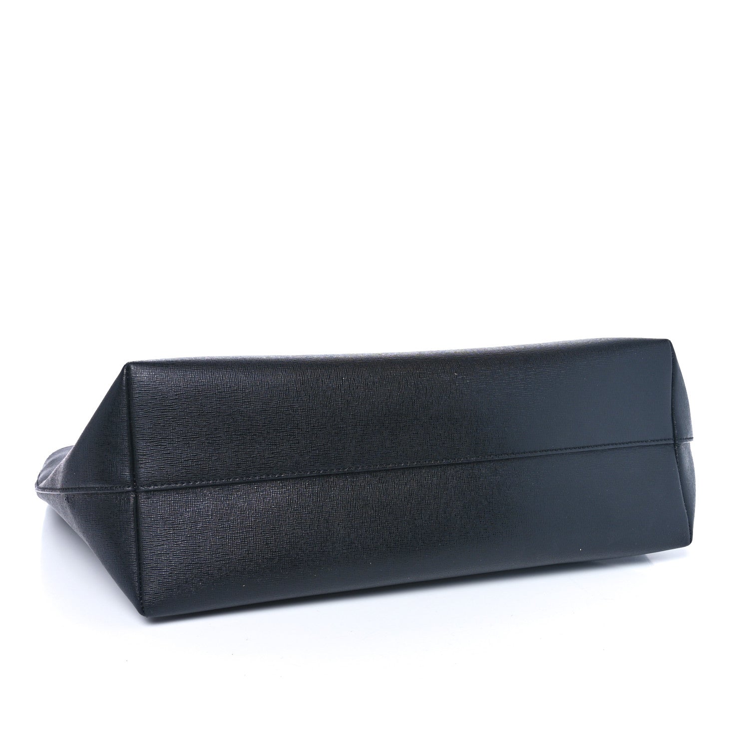 Fendi Vitello Elite Cuoio Monster Buggies Medium Roll Tote Black Multicolor Blue Cobalto 4 of 9