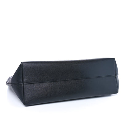 Fendi Vitello Elite Cuoio Monster Buggies Medium Roll Tote Black Multicolor Blue Cobalto 4 of 9