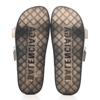Balenciaga Technical Polyurethane Mallorca Slide Sandals 40 Black 5 of 8