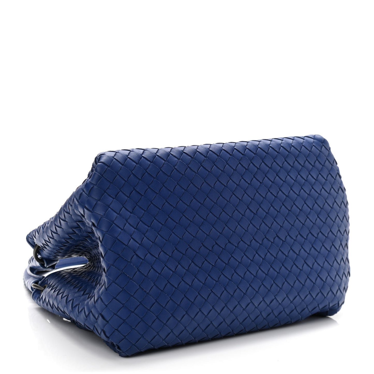 Nappa Intrecciato Parachute Bag Signal Blue