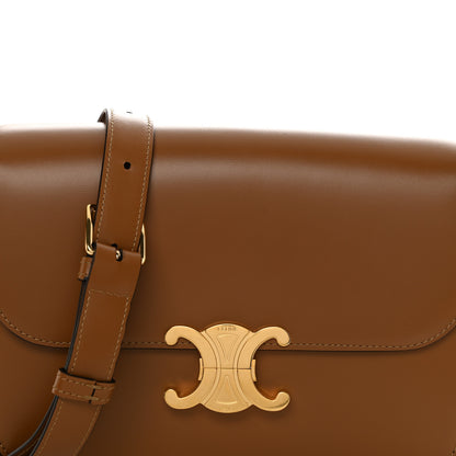 Celine Shiny Calfskin Medium Triomphe Bronze 8 of 10