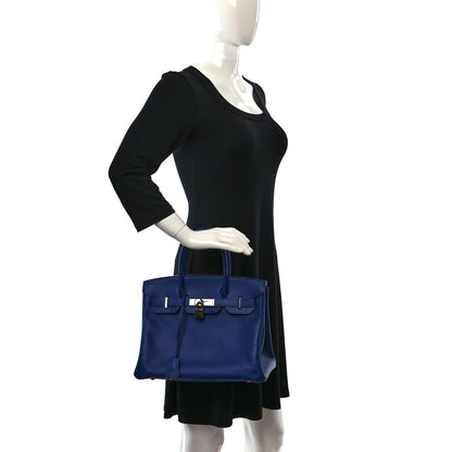 Hermes Epsom Birkin 30 Bleu Encre 2 of 14