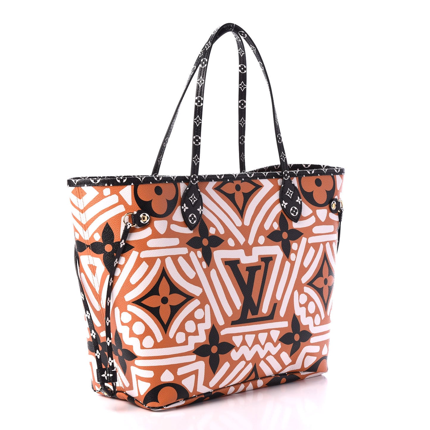 Monogram Giant Crafty Neverfull MM Creme Caramel