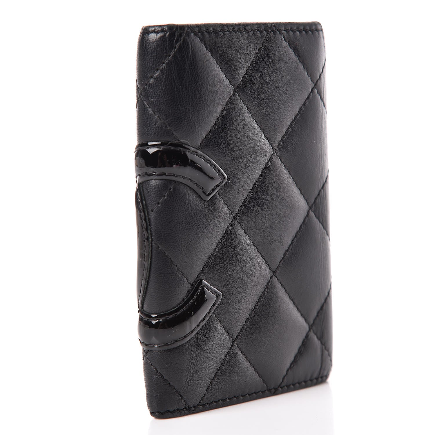 Chanel Calfskin Quilted Cambon 6 Key Holder Black 3 of 12