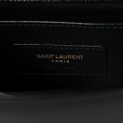 Saint Laurent Grain De Poudre Small Monogram Kate Satchel Black 7 of 10