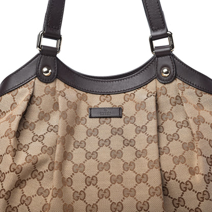 Gucci Monogram Shoulder Bag Dark Brown 10 of 10