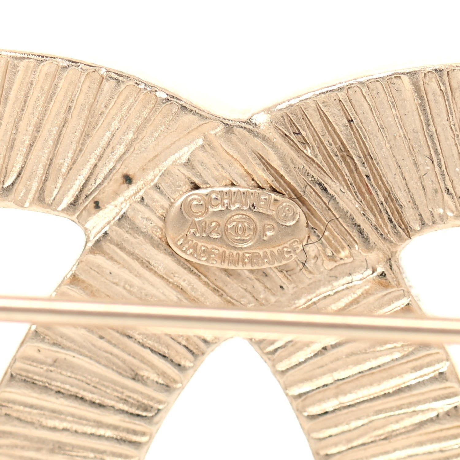 Chanel Pearl Studded CC Brooch Pin 4 of 4