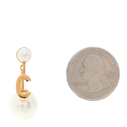 Christian Dior Pearl My ABCDior C Tribale Earring Gold 2 of 4