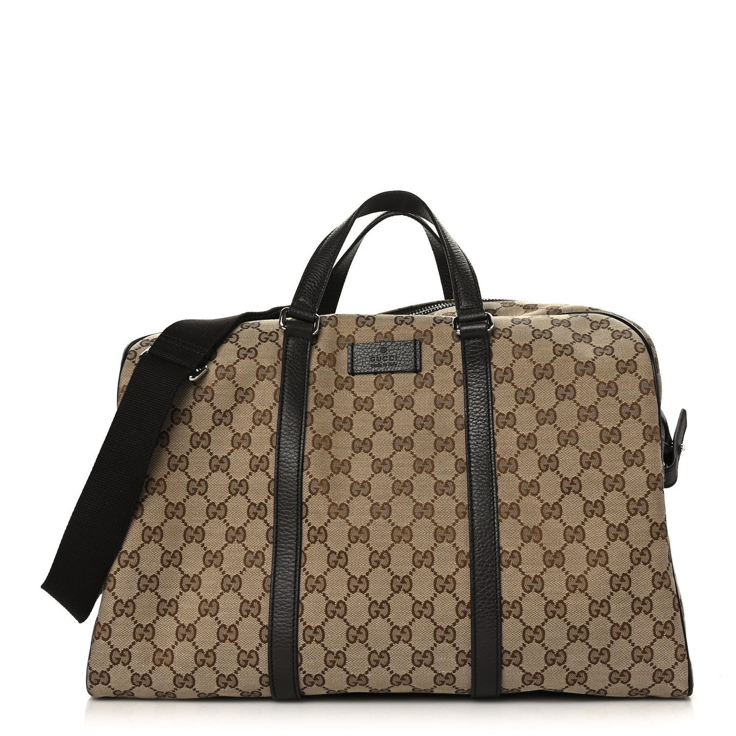Monogram Dollar Calfskin Boston Duffle Bag Beige Ebony Testa di Moro Marrone Scuro