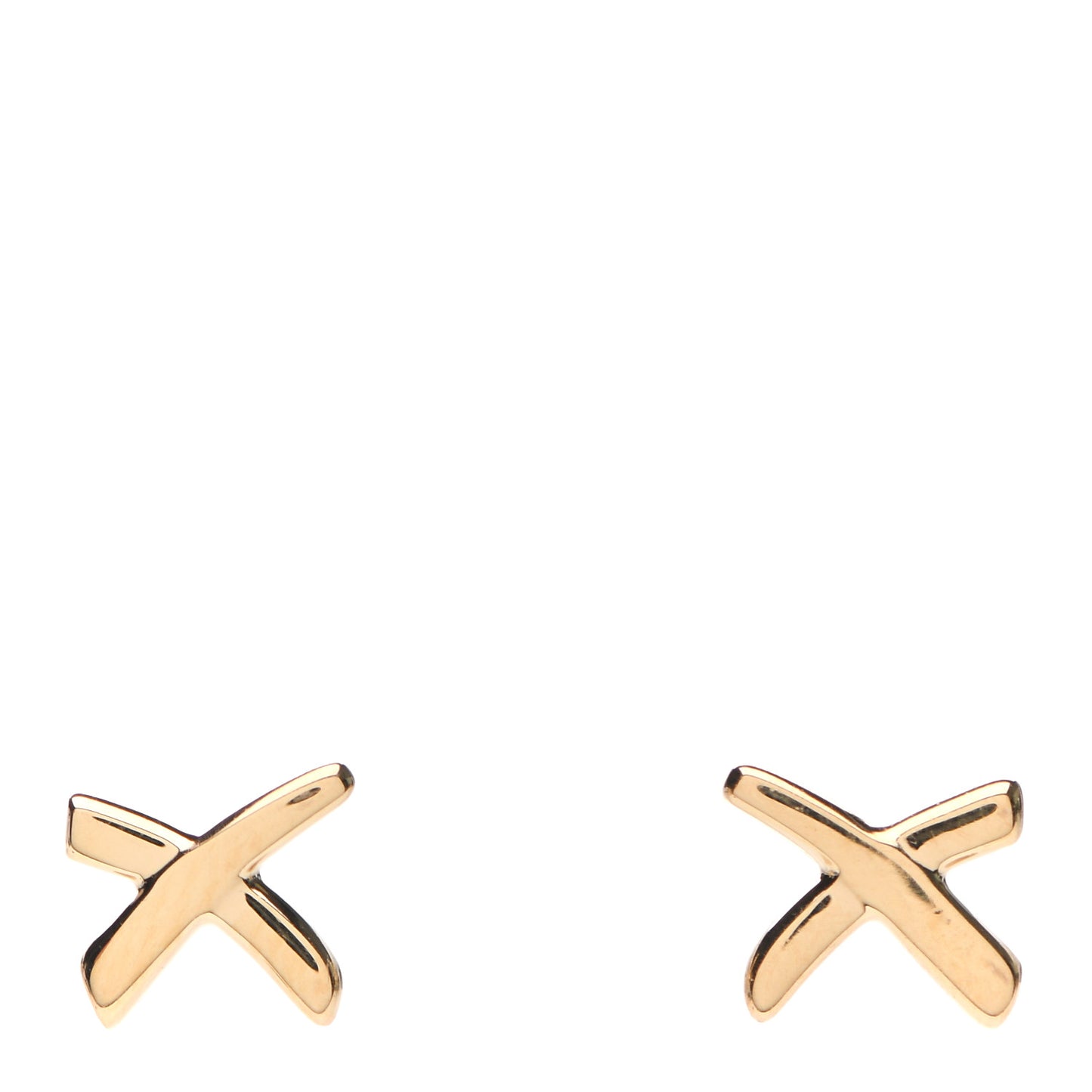 18K Rose Gold Mini Paloma's Graffiti X Earrings