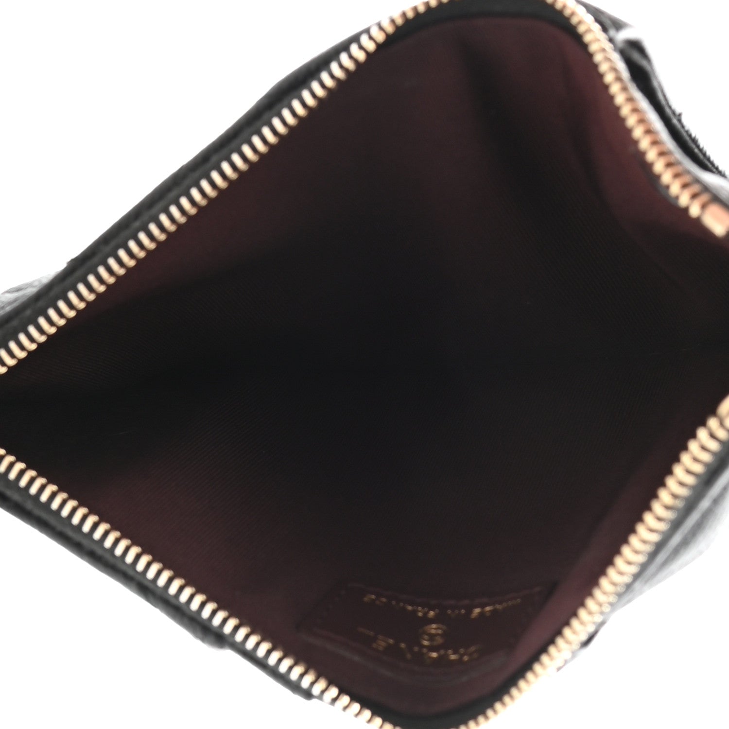 Chanel Caviar Quilted Classic Flat Wallet Pouch Black 5 of 8