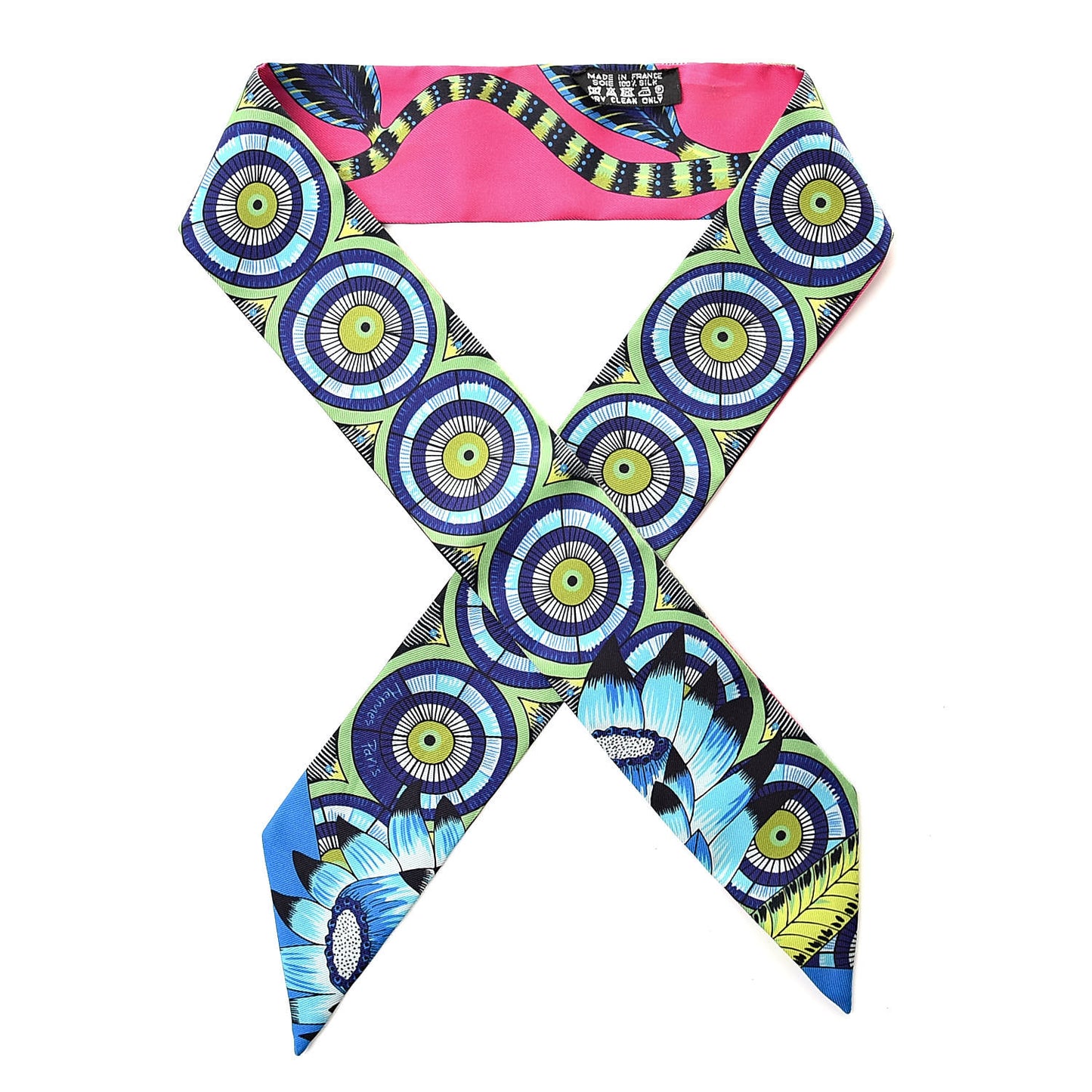 Silk The Savana Dance Twilly Rose Indien Indigo Vert