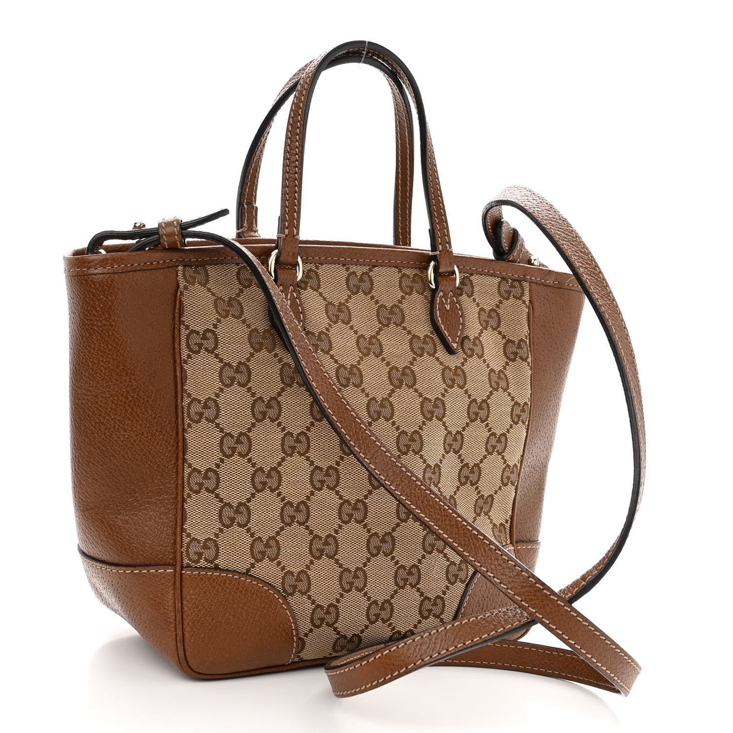 Monogram Small Bree Tote Beige Tabacco