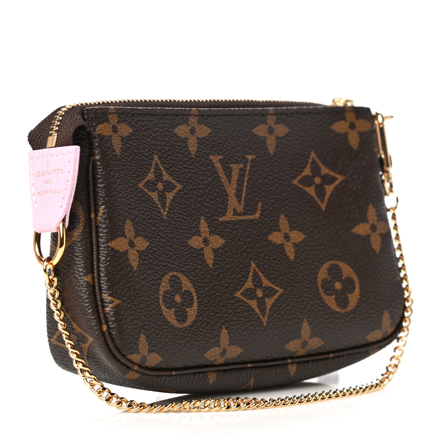Monogram 2021 Christmas Animation Japanese Garden Mini Pochette Accessories Wisteria Pink