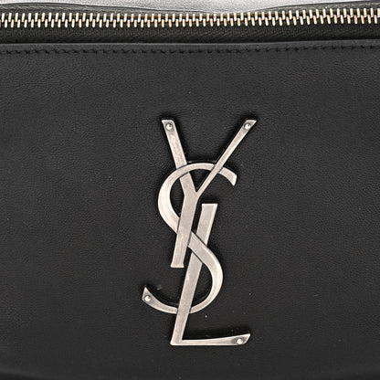 Saint Laurent Calfskin Monogram Belt Bag Black 8 of 12