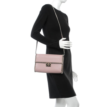Valentino Garavani Vitello Rockstud No Limit Shoulder Bag Lipstick 2 of 8