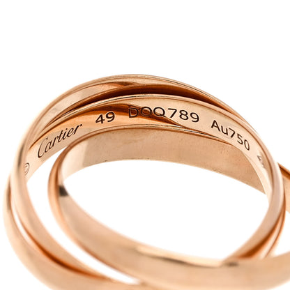 Cartier 18K Pink Gold Small Trinity Ring 49 5 5 of 5