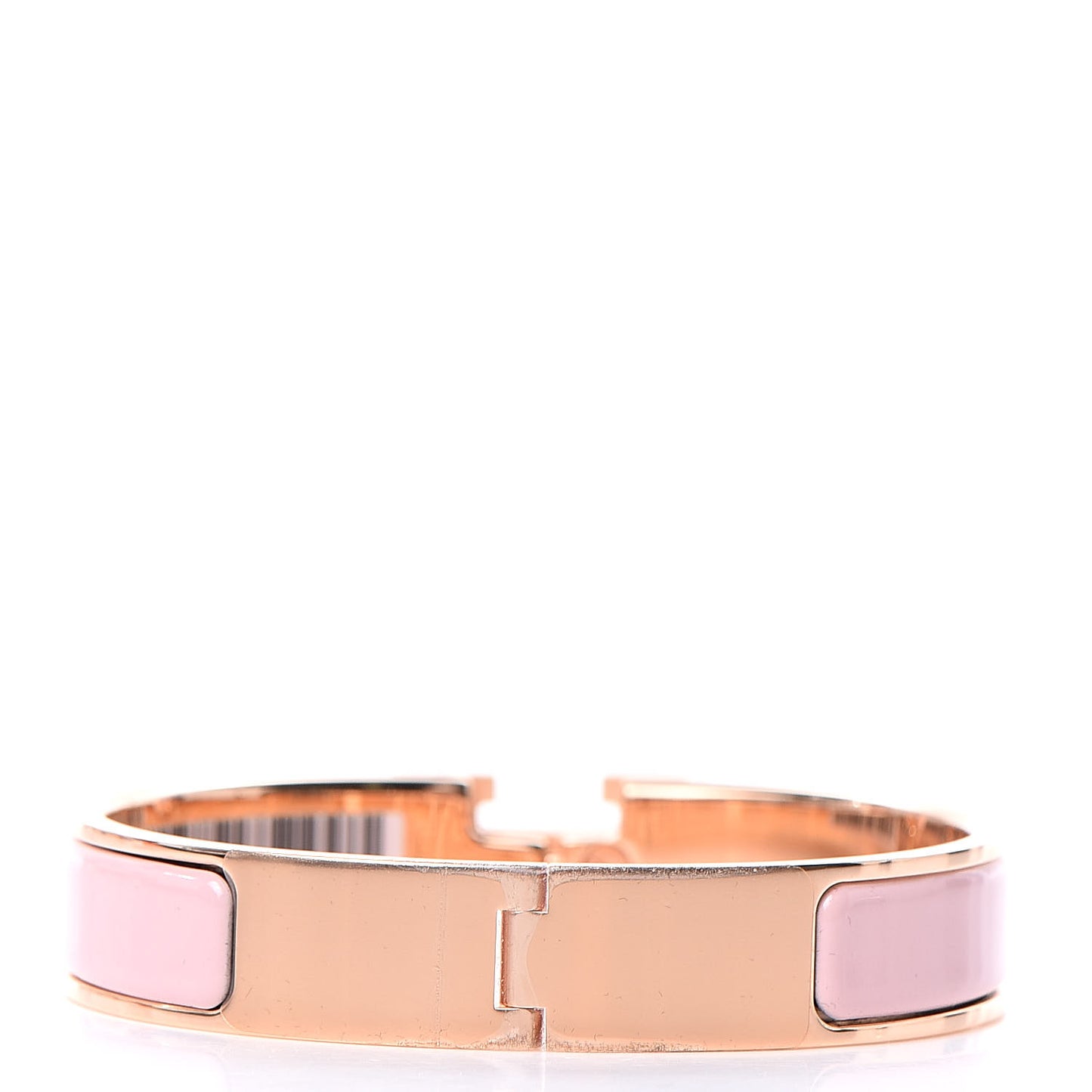 Enamel Narrow Clic Clac H Bracelet PM Rose Cassata