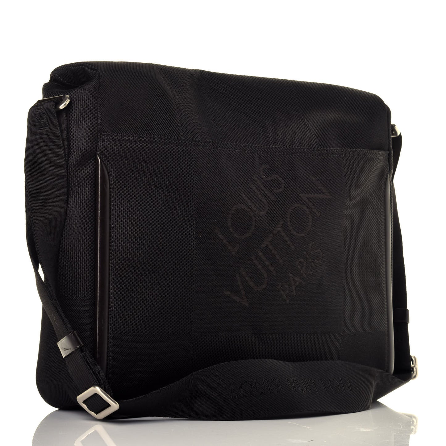 Damier Geant Messenger Bag Black