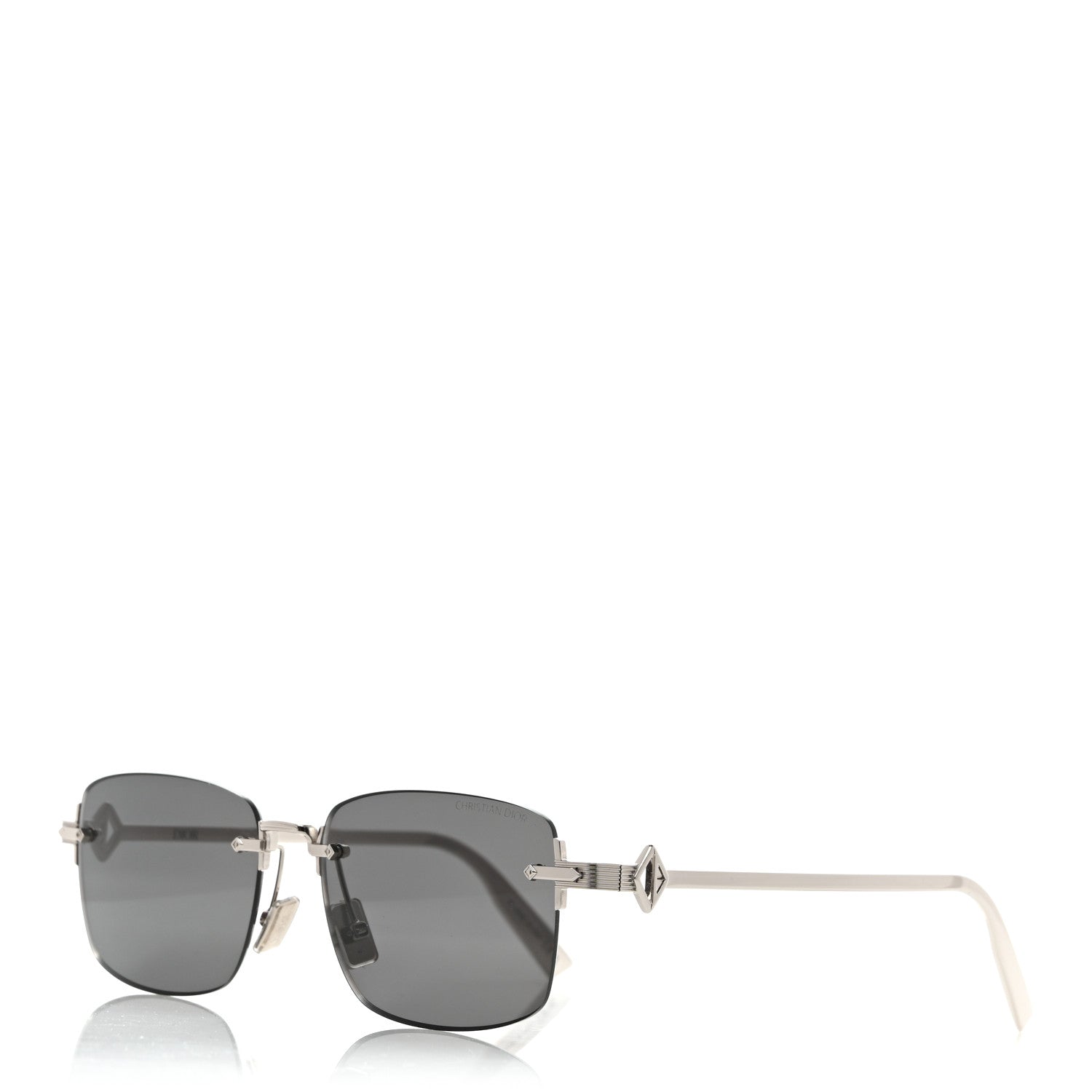 Christian Dior Metal CD Diamond S11U Sunglasses Silver 1 of 9