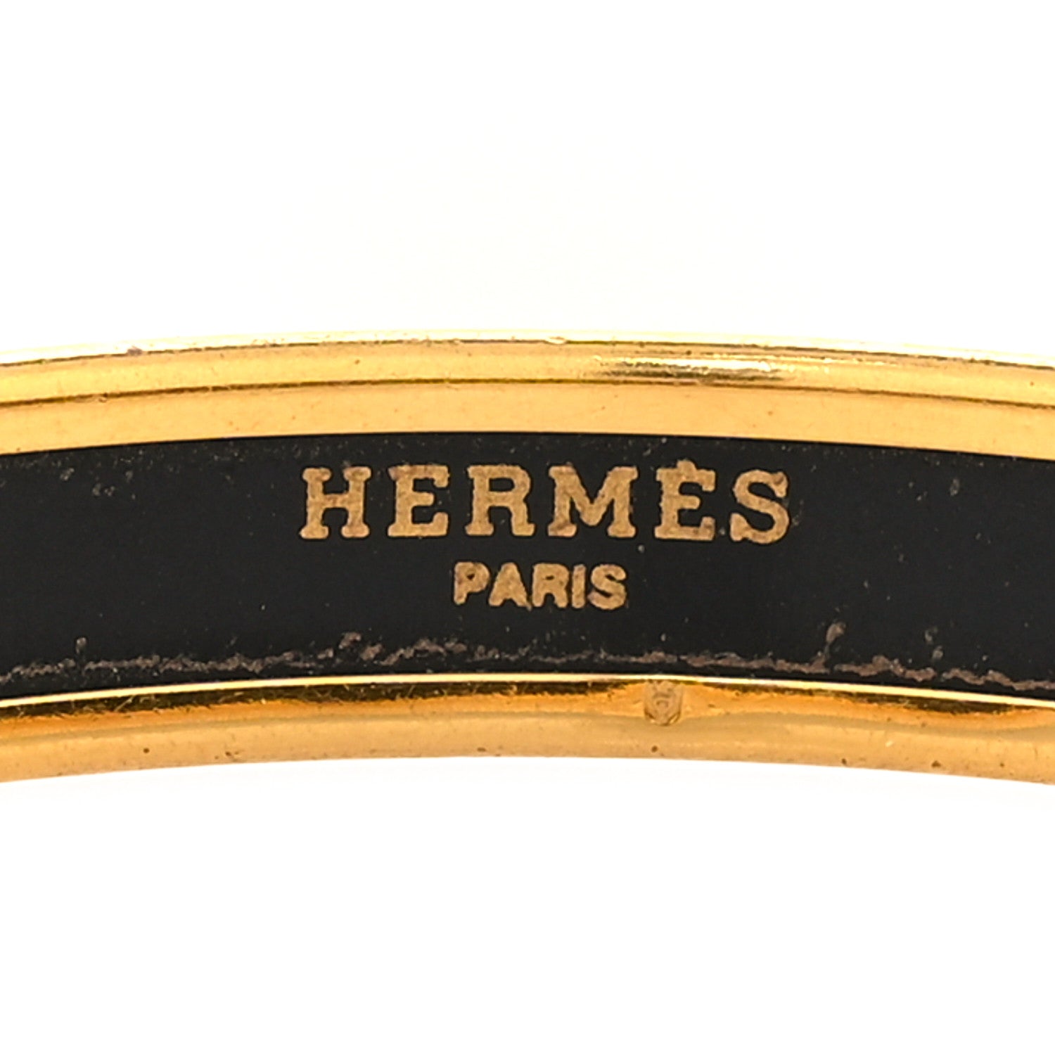 Hermes Enamel Narrow Printed Bracelet 65 4 of 5
