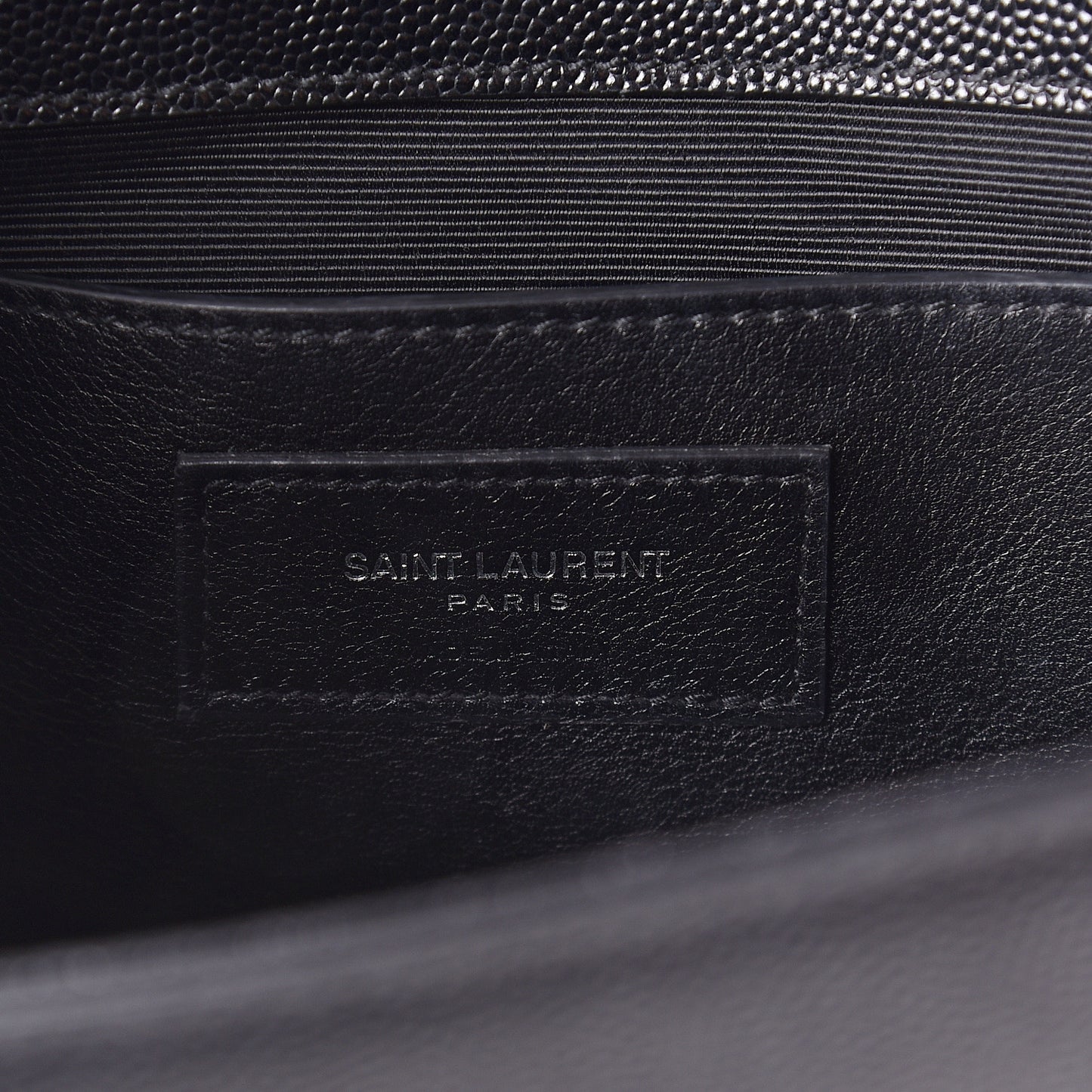 Grain De Poudre Medium Classic Monogram Kate Satchel Black