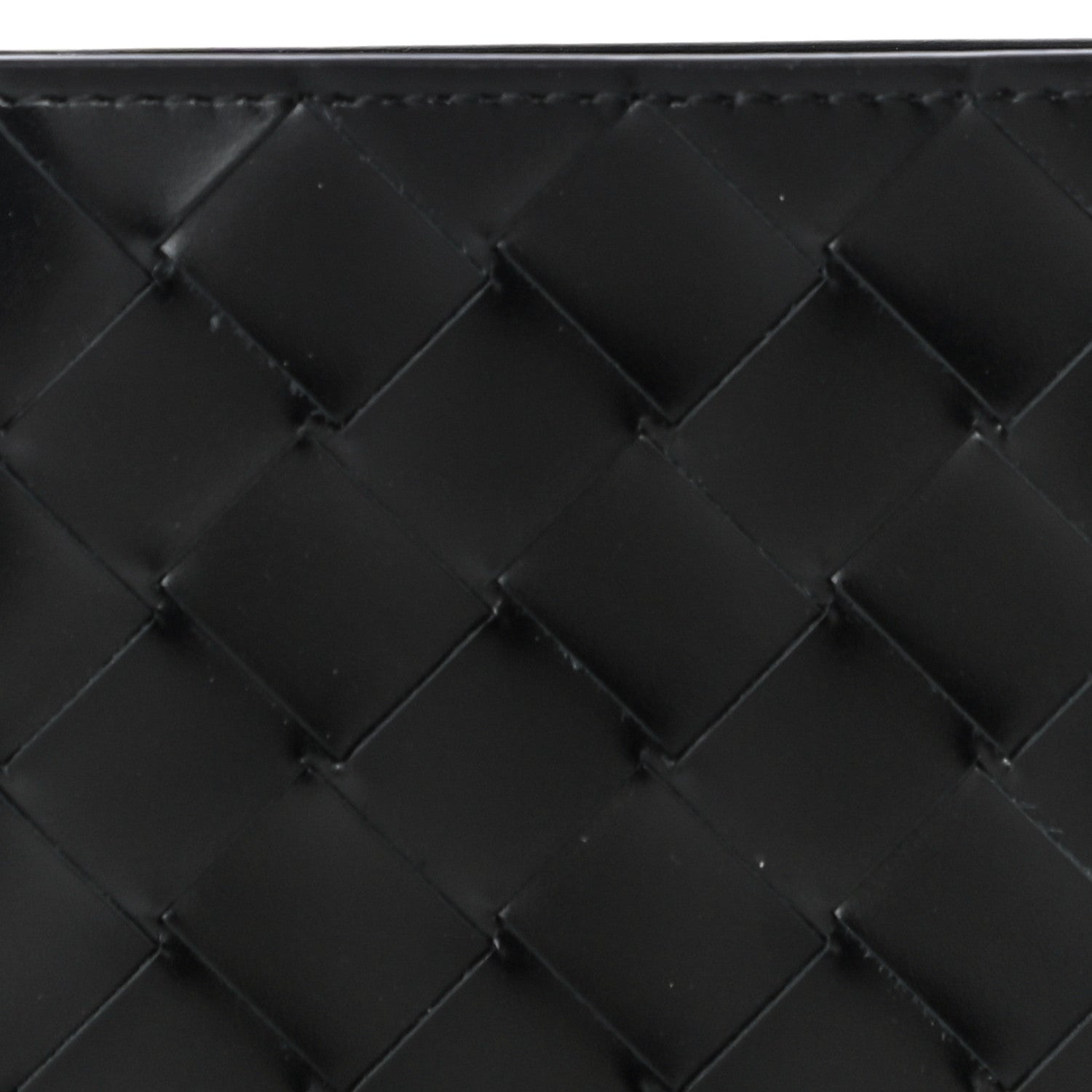 Bottega Veneta Nappa Maxi Intrecciato Bi-Fold Wallet Black 7 of 10