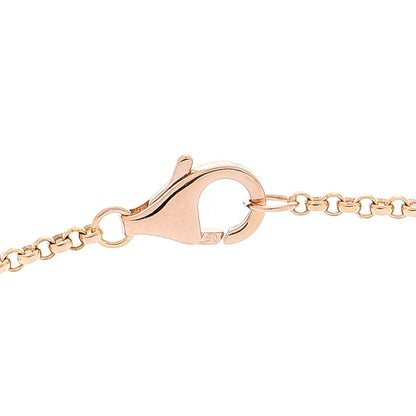 Cartier 18K Pink Gold Diamond Agrafe Paved Pendant Necklace 6 of 6