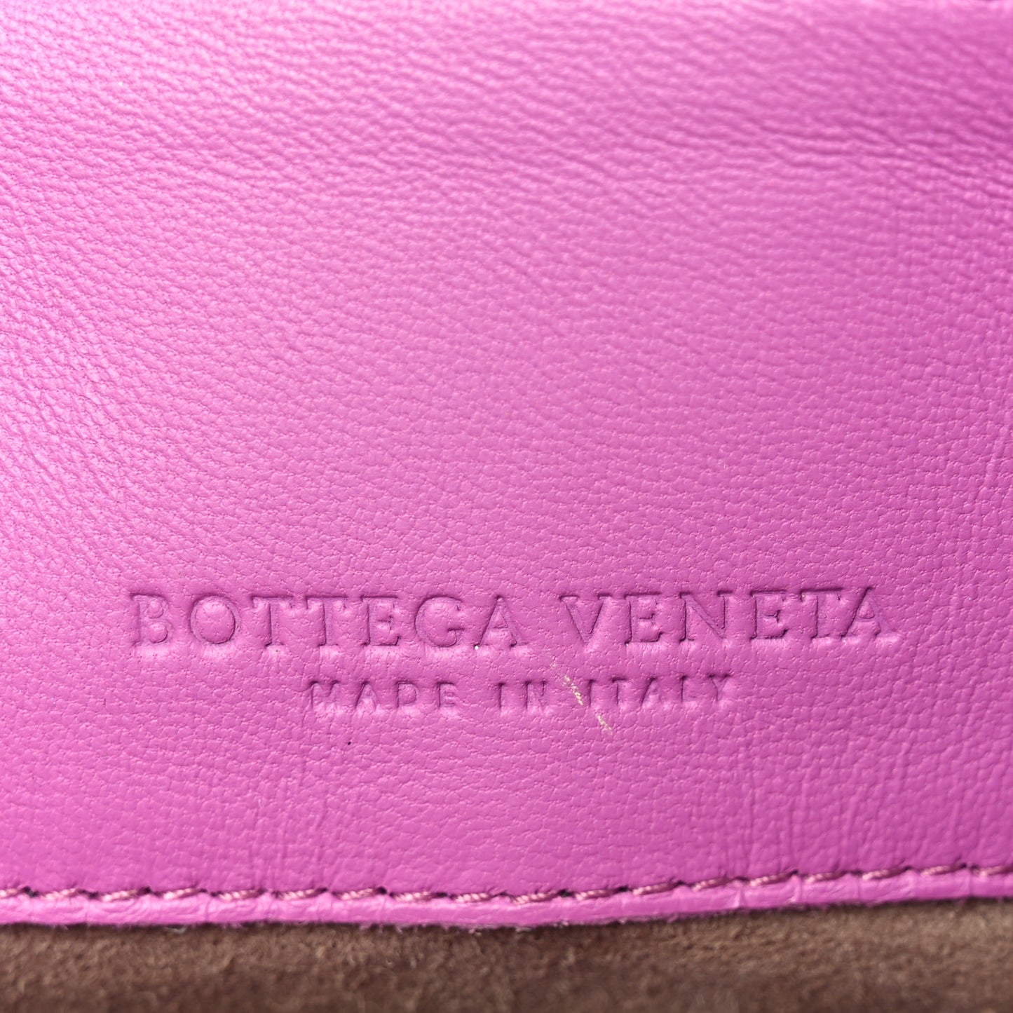 Nappa Intrecciato Baby Olimpia Shoulder Bag Peony
