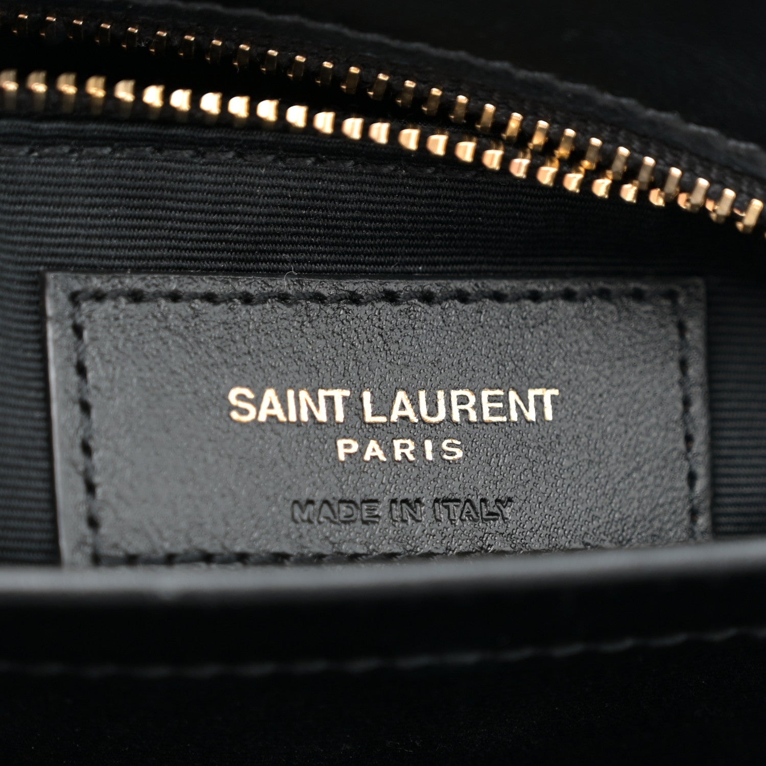 Saint Laurent Calfskin Y Quilted Monogram Toy Loulou Crossbody Bag Black 6 of 11
