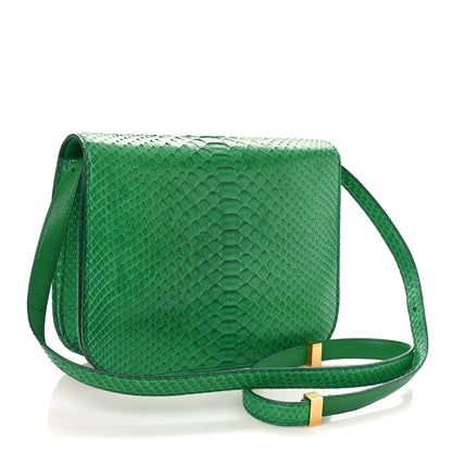 Celine Snakeskin Medium Classic Box Green 2 of 9