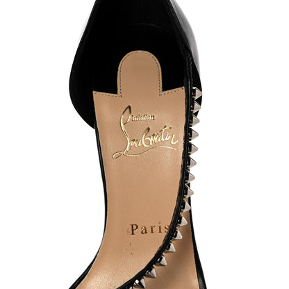Christian Louboutin Nappa So Spike Alta 150 Sandals 37.5 Black 7 of 9