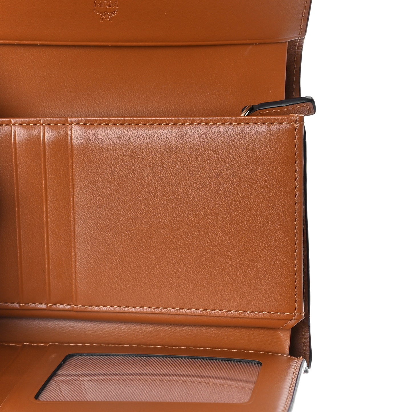Visetos New Year Series Rooster Three-Fold Flap Wallet Cognac