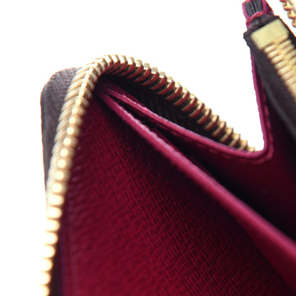 Louis Vuitton Monogram Clemence Wallet Fuchsia 7 of 7