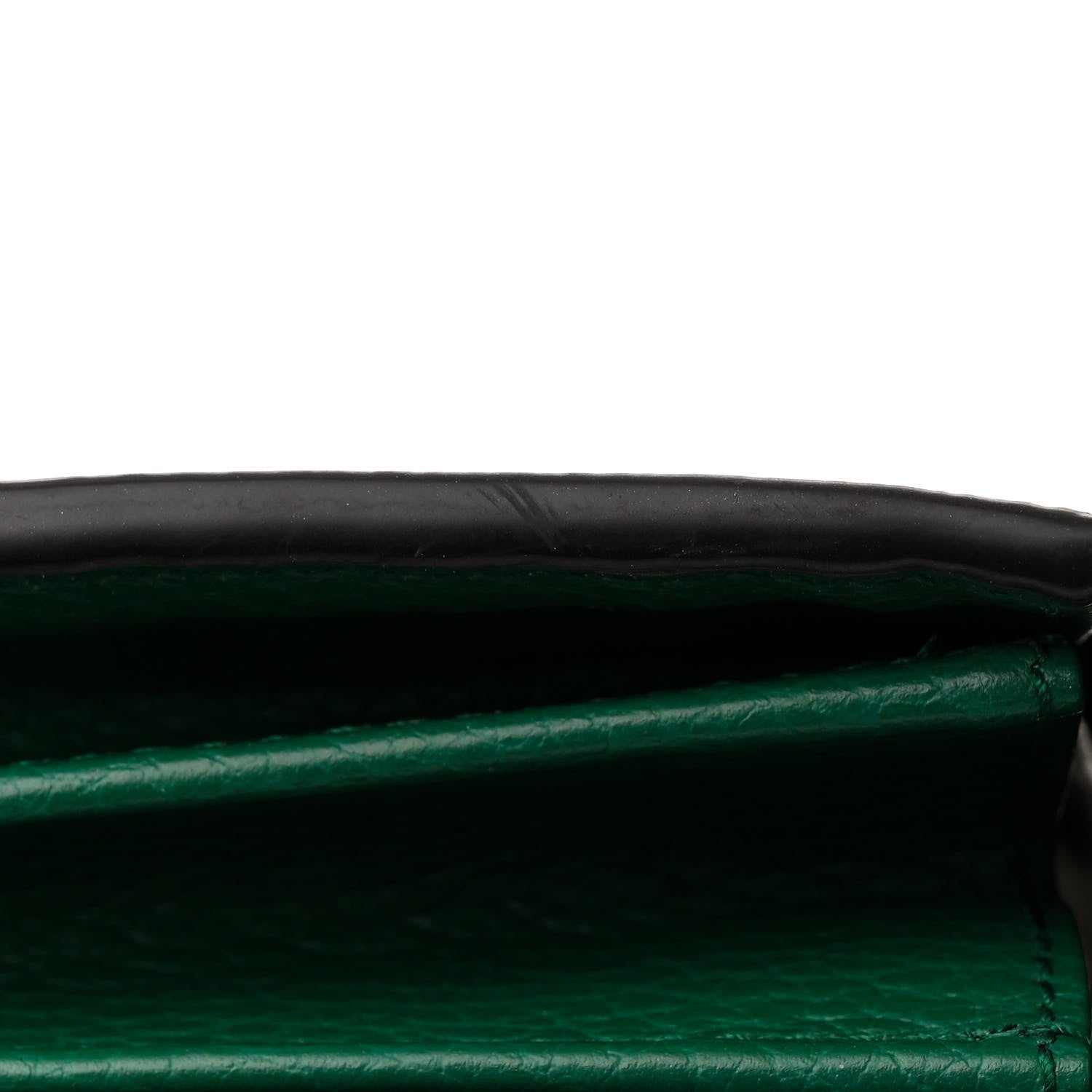 Gucci Calfskin Mini Dionysus Chain Wallet Emerald 11 of 12