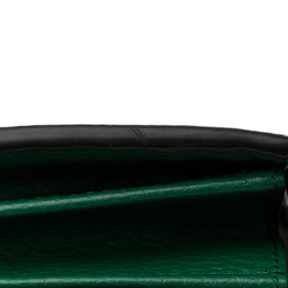 Gucci Calfskin Mini Dionysus Chain Wallet Emerald 11 of 12
