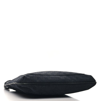 Gucci Monogram Large Flat Messenger Bag Dark Brown 4 of 11